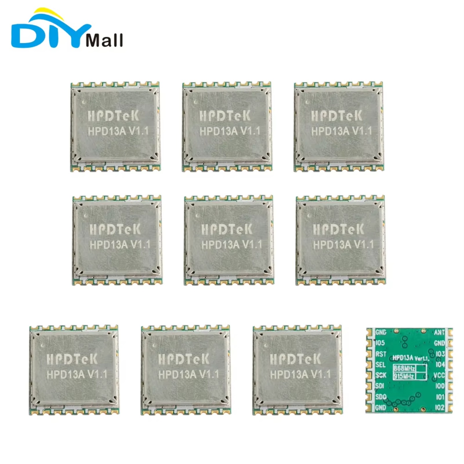 Lora Rfm95 - 10PCS HPD13A 868MHz/915MHz SX1276 Modulo ricetrasmettitore