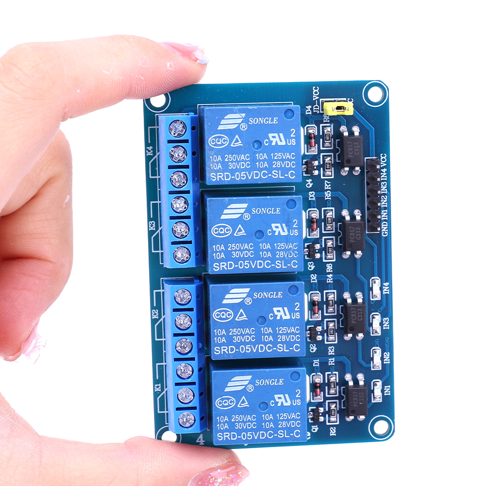Relay Module 4 Channel - Scheda relè a 4 canali 5V