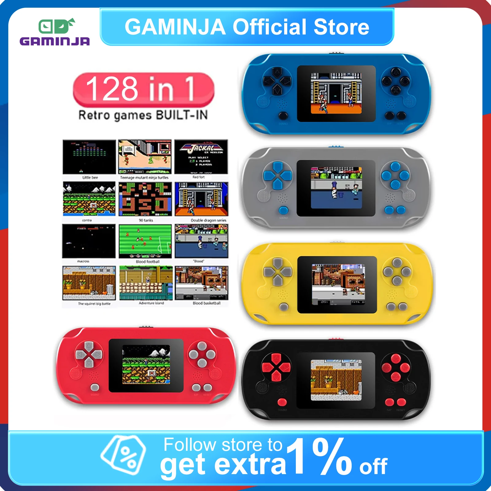 Tft Display 2.4 - GAMINJA GC31 Console di gioco retrò