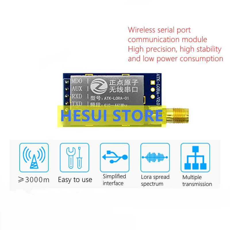 Lora Sx1278 - ATK-LORA-01 Modulo LORA Modulo di comunicazione