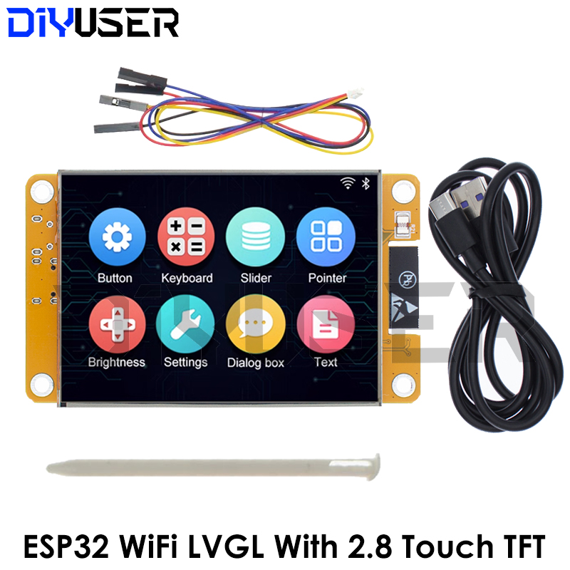 Tft Display 2.4 - Scheda di Sviluppo ESP32 LVGL WIFI