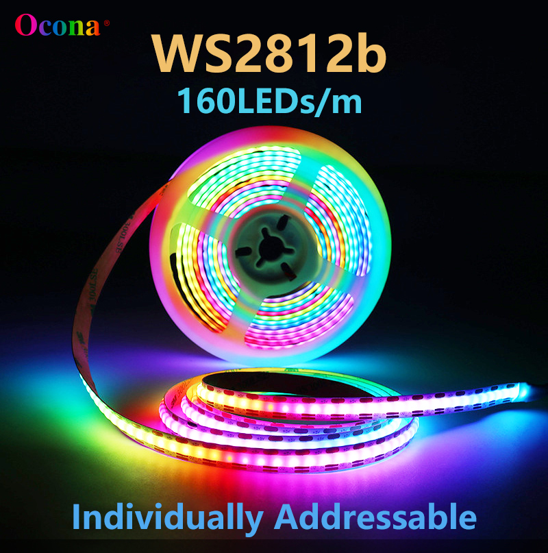 Ws2812B Strip 5V - WS2812B IP65 DC5V SPI RGB-IC Striscia