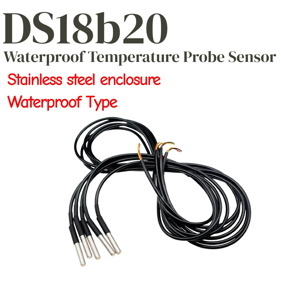 Ds18B20 - 1/5 pezzi Sonda di Temperatura DS18b20