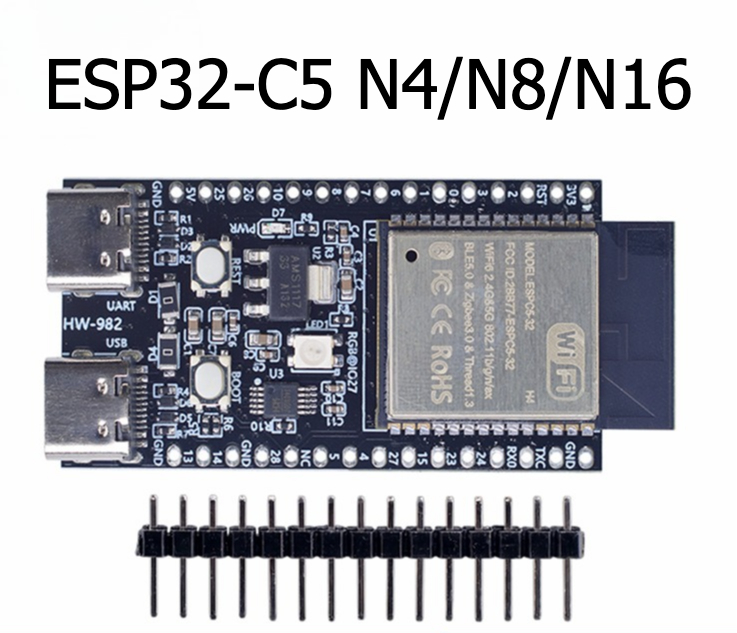 Microphone Module - Scheda di sviluppo Esp32-c5-devkitc-1 N4/N8/N6 Core