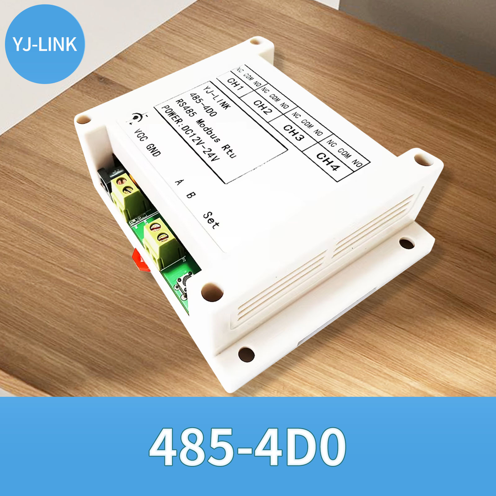 Relay Module 4 Channel - 485-4DO RS485 relè a 4 canali