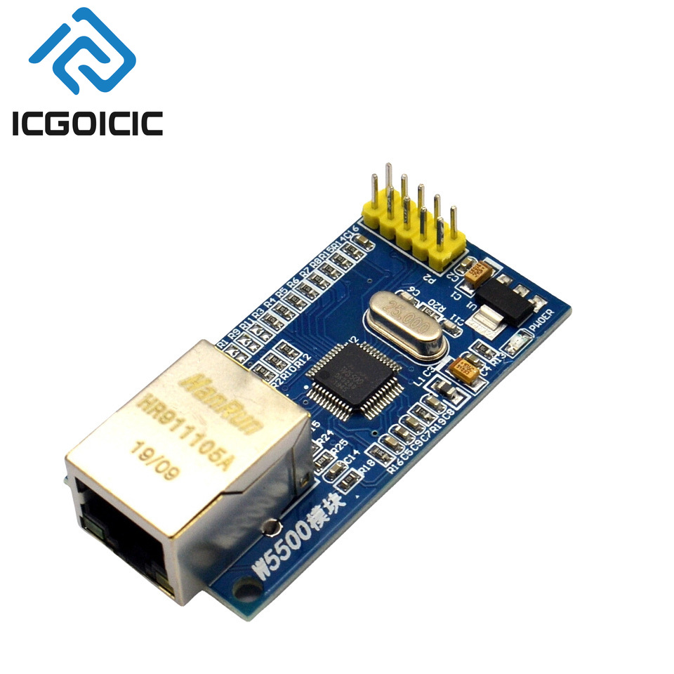 Ethernet W5500 - Modulo Ethernet W5500 – TCP/IP cablato,