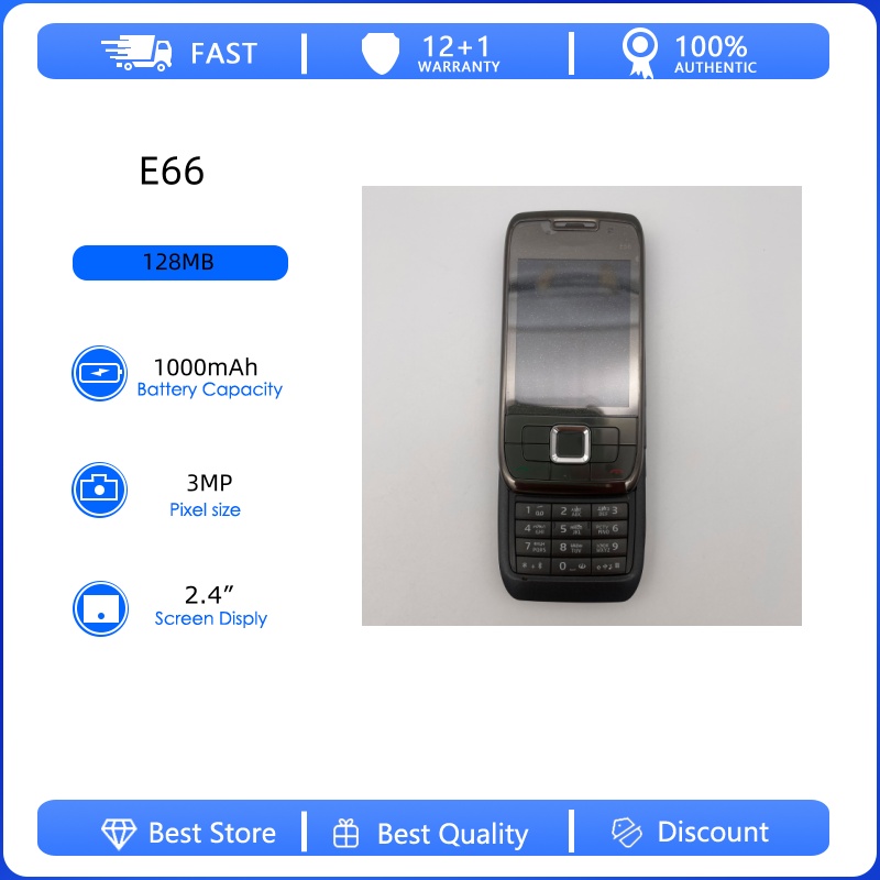 Tft Display 2.4 - Telefono cellulare E66 3G WIFI GSM