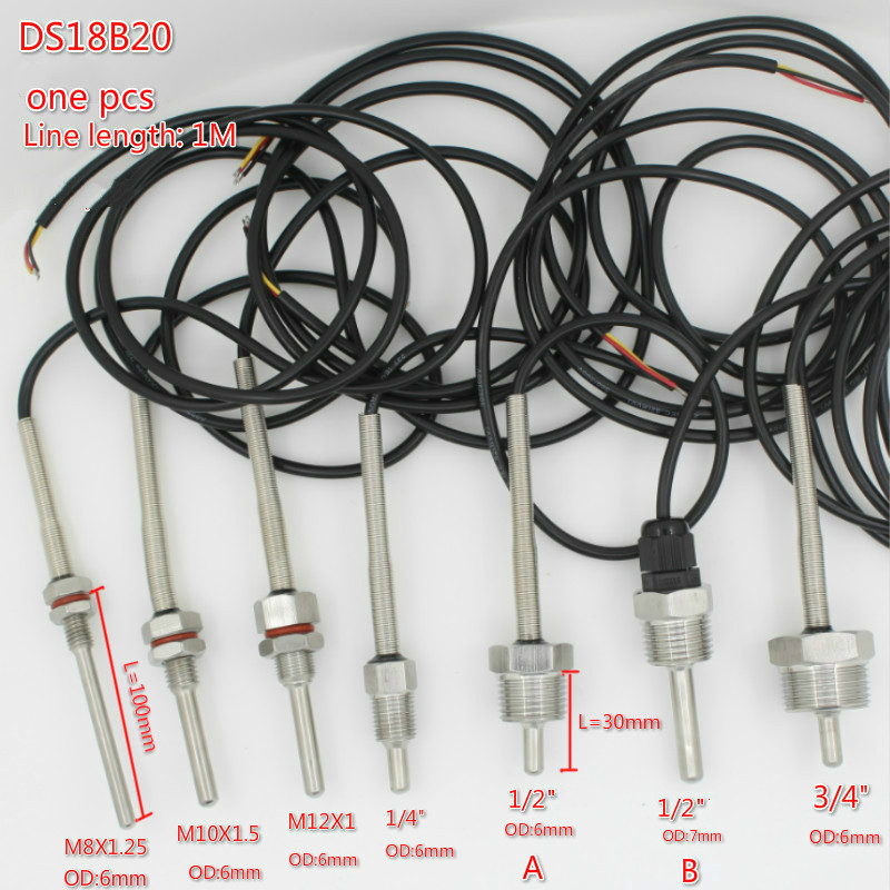 Ds18B20 - DS18B20 sensore di temperatura digitale G1/2