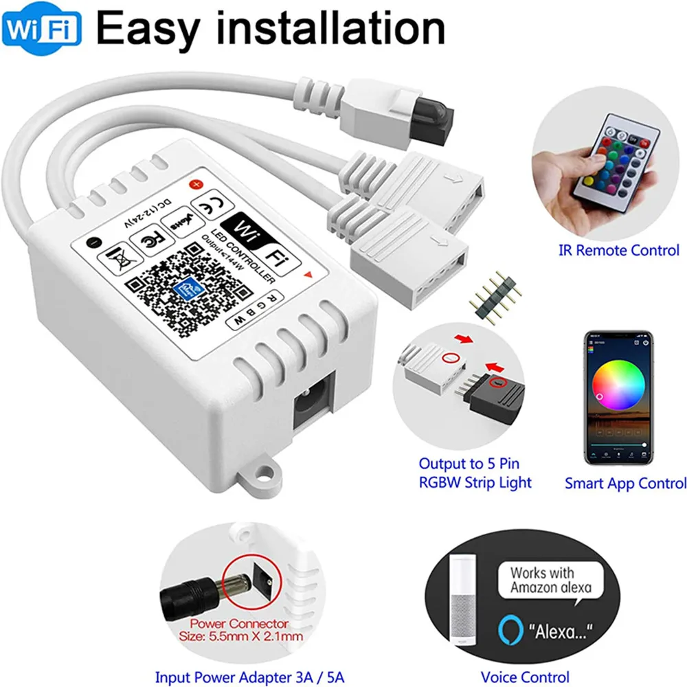 Magic Home WIFI Controller LED - Ws2812B Strip 5V recensione e prezzo