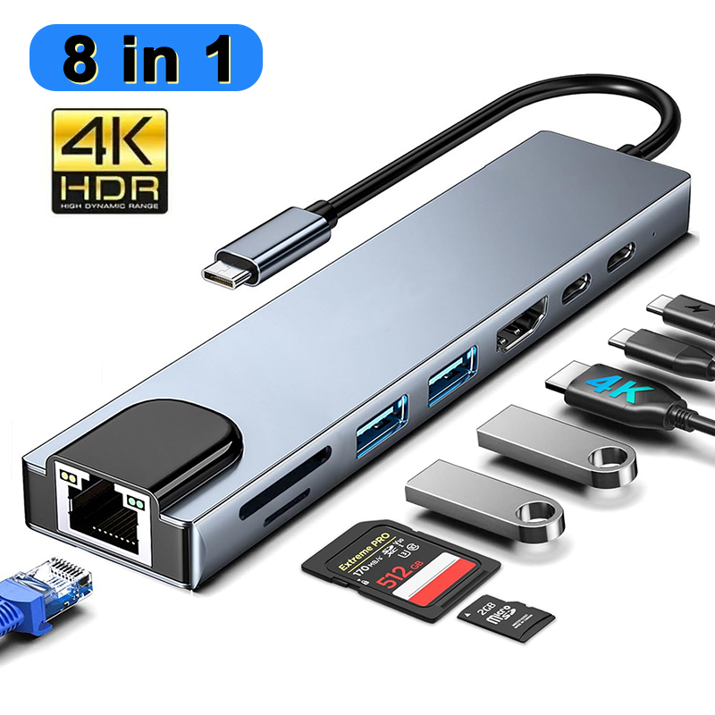 Hub USB tipo C 8 in 1 per MacB - Sd Card Module recensione e prezzo