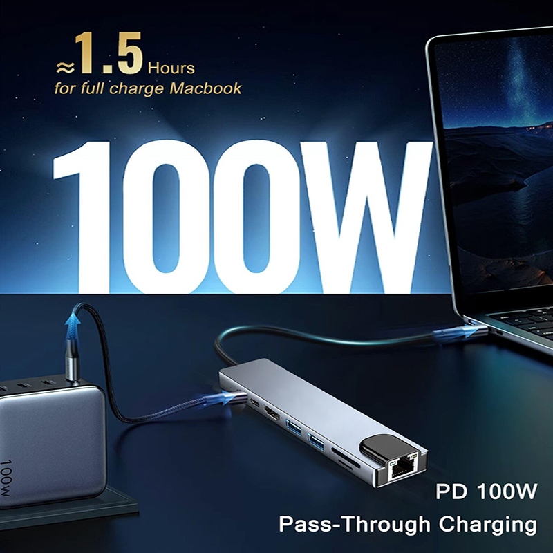 Hub USB tipo C 8 in 1 per MacB - Sd Card Module recensione e prezzo