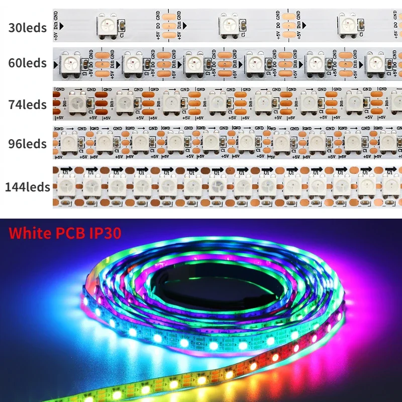 WS2812B Striscia LED intellige - Ws2812B Strip 5V recensione e prezzo