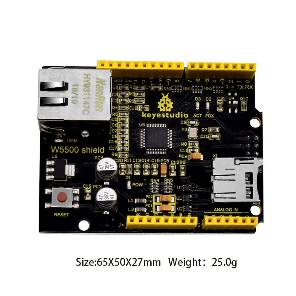 Scheda di espansione di contro - Ethernet W5500 recensione e prezzo