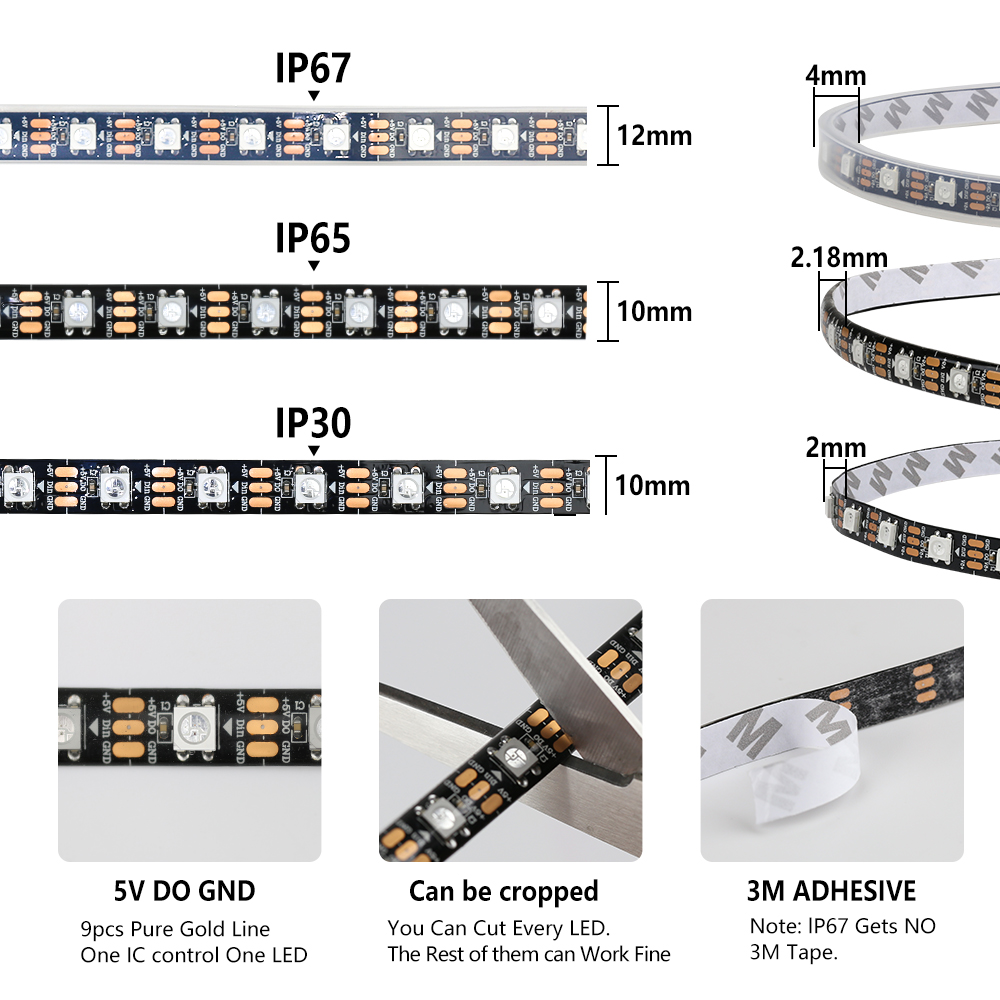 WS2812B Smart Pixel RGBIC Led  - Neopixel recensione e prezzo