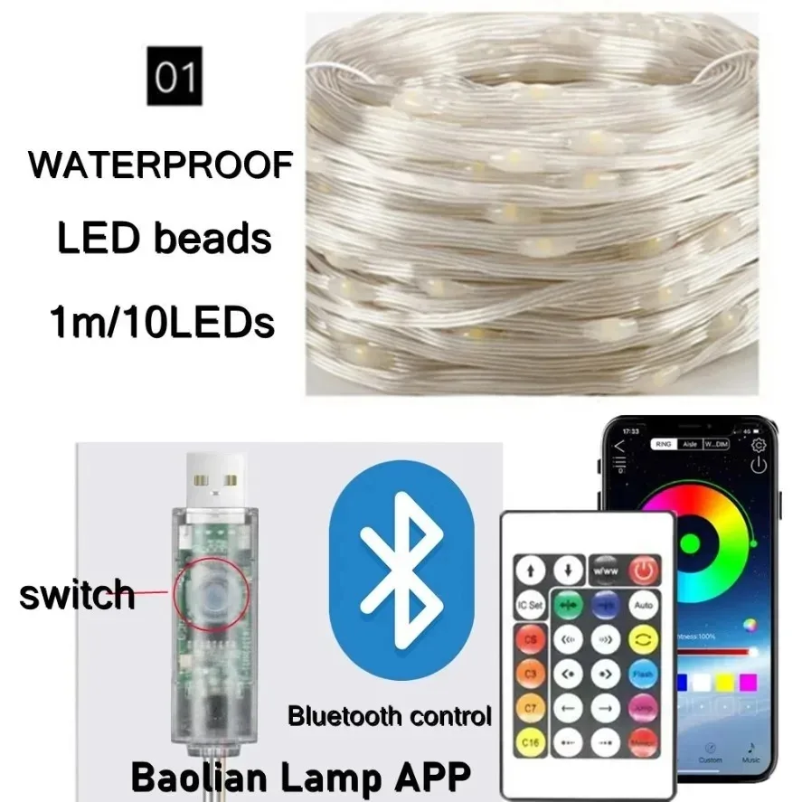 Luci a stringa LED RGB WS2812B - Ws2812B Strip 5V recensione e prezzo
