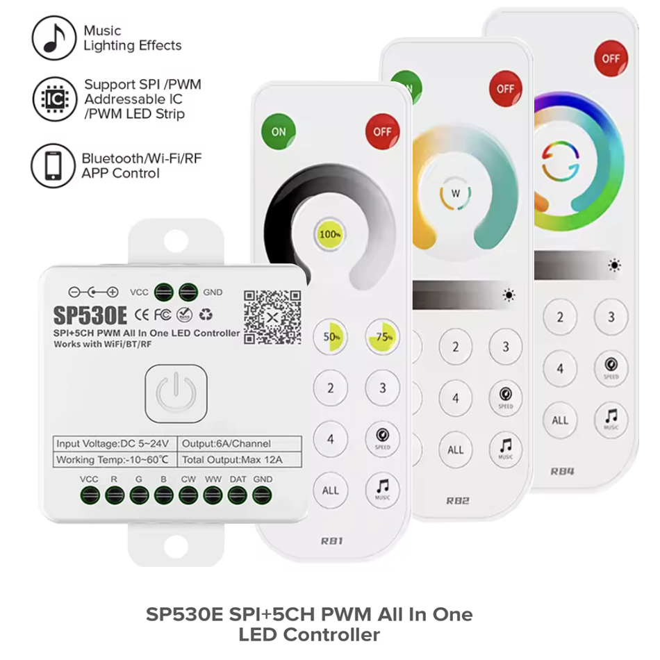 Controller LED All-in-One SP53 - Ws2812B Strip 5V recensione e prezzo