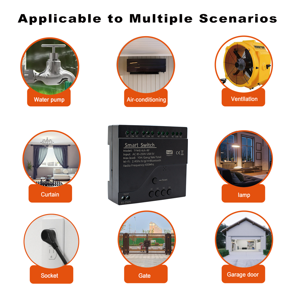 4CH Tuya Smart Wifi Switch Mod - Ir Remote Module recensione e prezzo