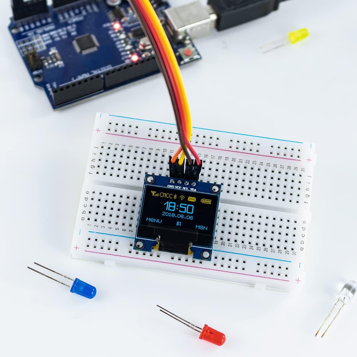 Modulo display OLED I2C IIC da - Ssd1306 recensione e prezzo