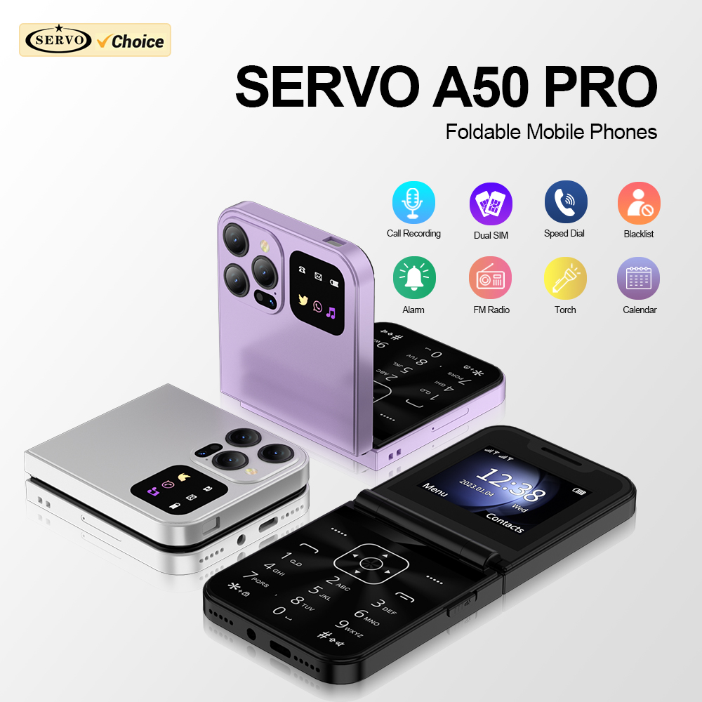 SERVO A50 PRO Flip Telefono ce - Tft Display 2.4 recensione e prezzo