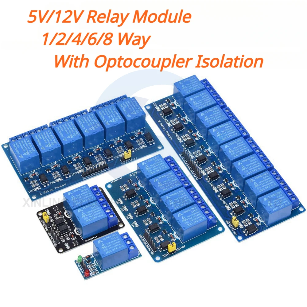 Modulo Relè a 1/2/4/6/8 Canali - Relay Module 4 Channel recensione e prezzo