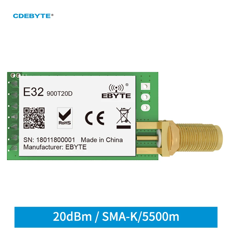 Ebyte E32-900T20D V8 LoRa 868M - Lora Sx1278 recensione e prezzo
