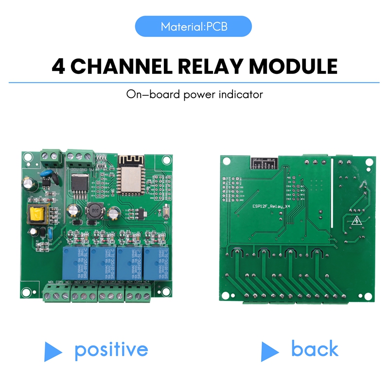 Modulo Relè Wireless WIFI a 4  - Relay Module 4 Channel recensione e prezzo