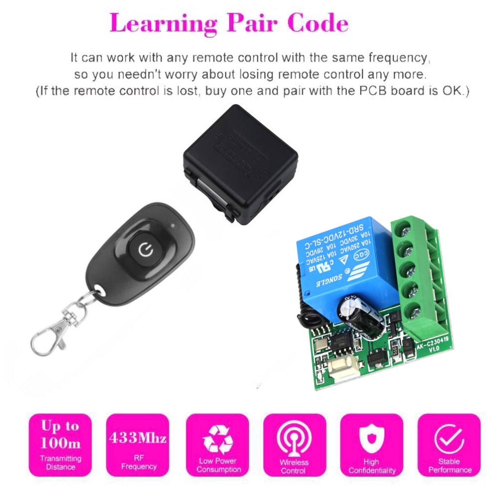 Ricevitore modulo relè 433MHz  - Ir Remote Module recensione e prezzo