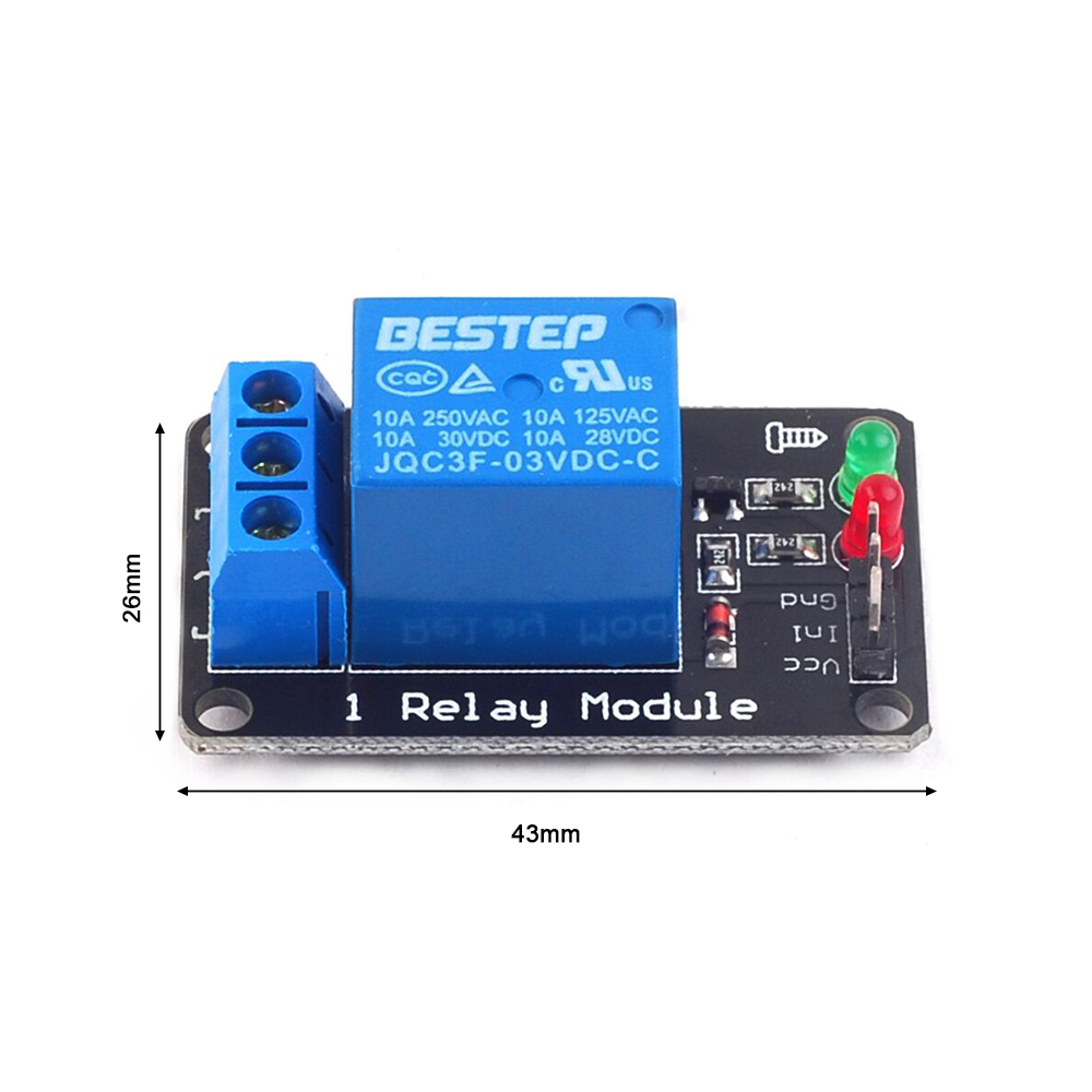 Modulo relè luminoso attivato  - Relay Module 4 Channel recensione e prezzo